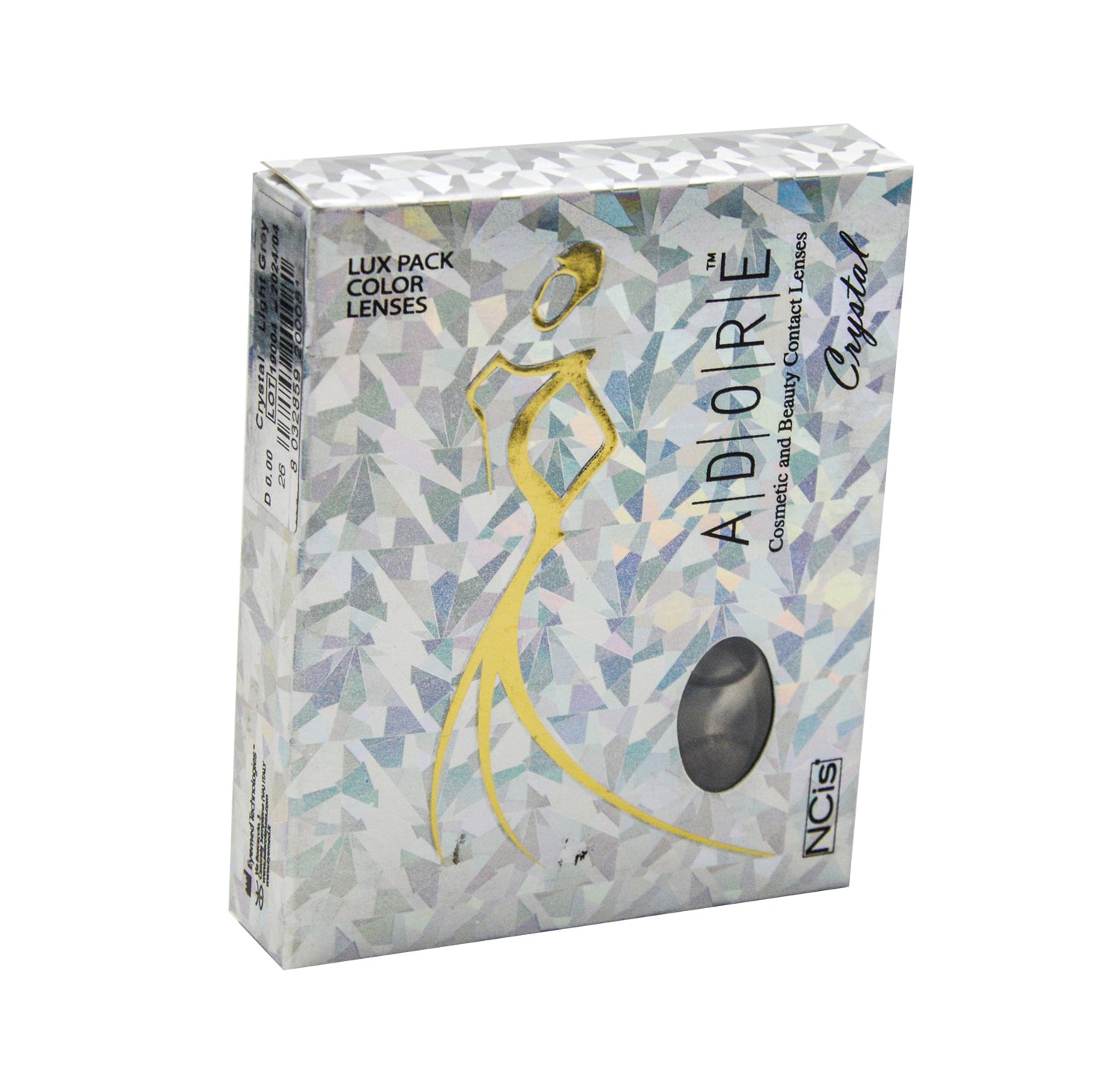 Adore Crystal (Light Grey) 3 Month Color  Lenses