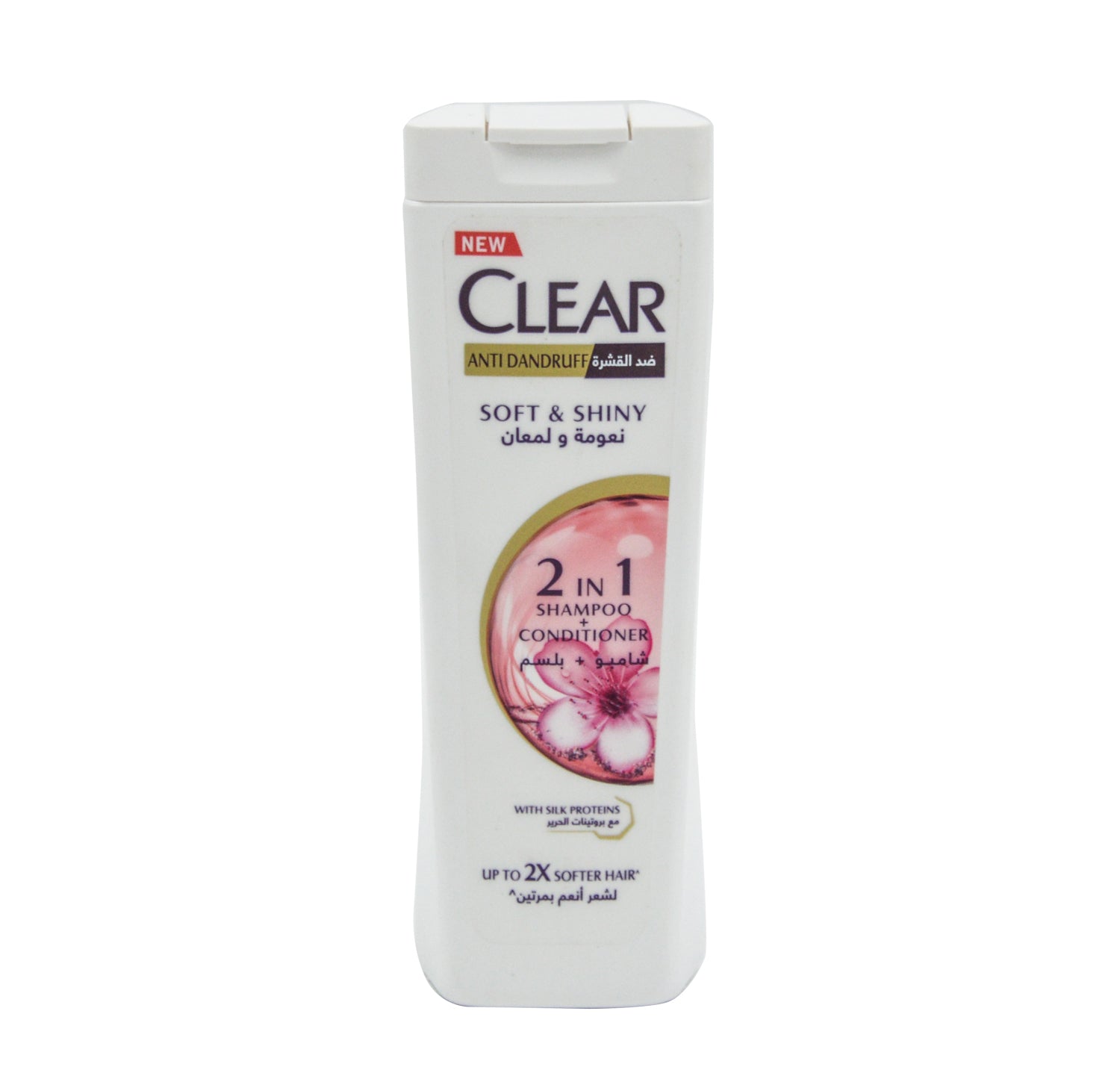 شامبو وبلسم كلير ٢×١ للنساء (للشعر الناعم واللامع) ١٨٠ مل