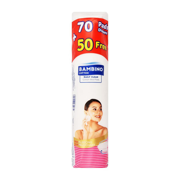 فوط بامبينو اليومية للتنظيف المصنوعة من القطن (70 + 50 مجاناً)