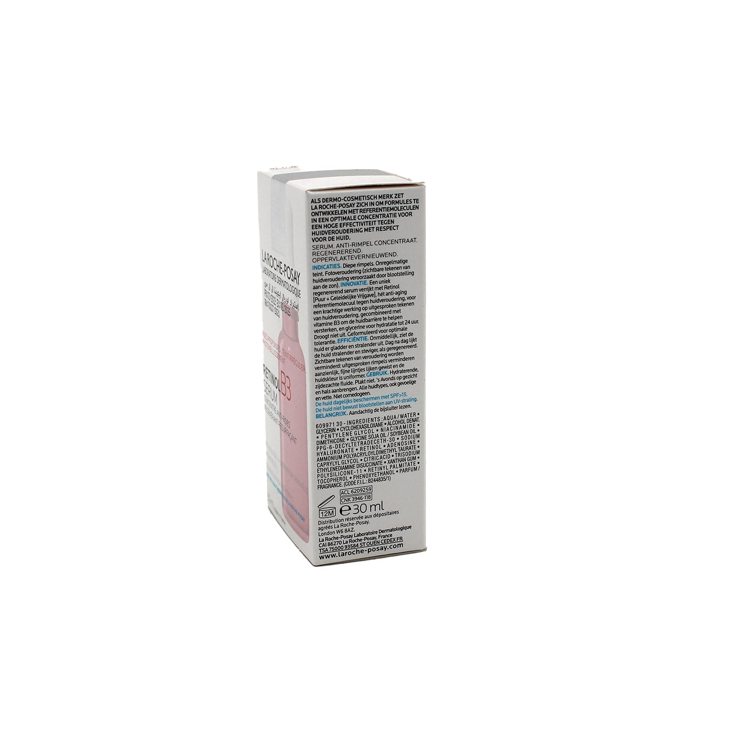 سيروم الوجه لاروش بوزيه ريتينول بي 3 لتجديد البشرة وتقشيرها ومكافحة التجاعيد