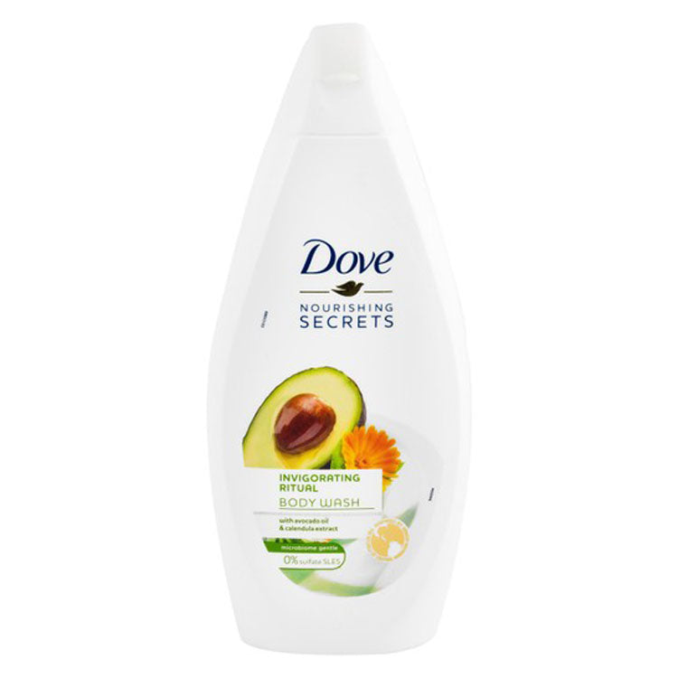 Dove Nourishing Secrets Invigorating Ritual Body Wash with Avocado & Calendula Extract - sulfate free