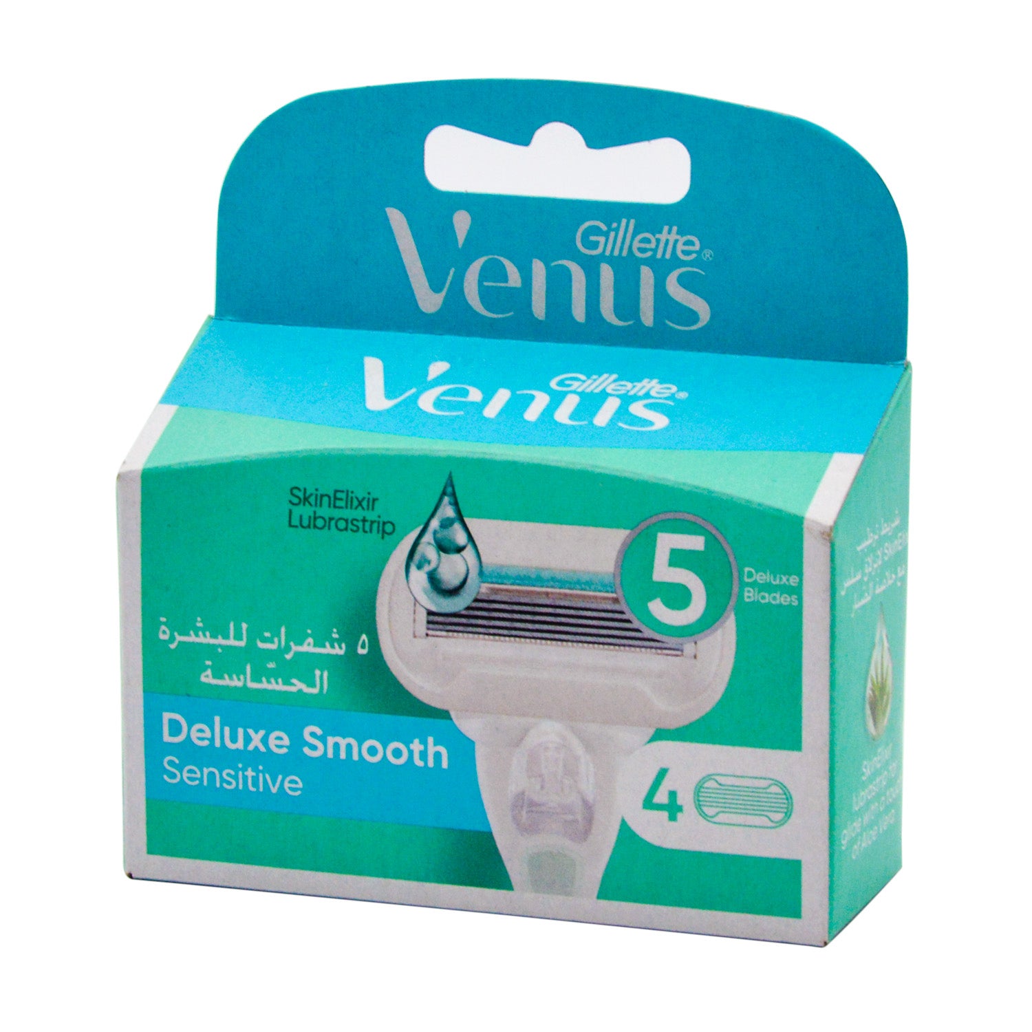 Gillette Venus Deluxe Smooth Skin Elixir Blades for Sensitive Skin