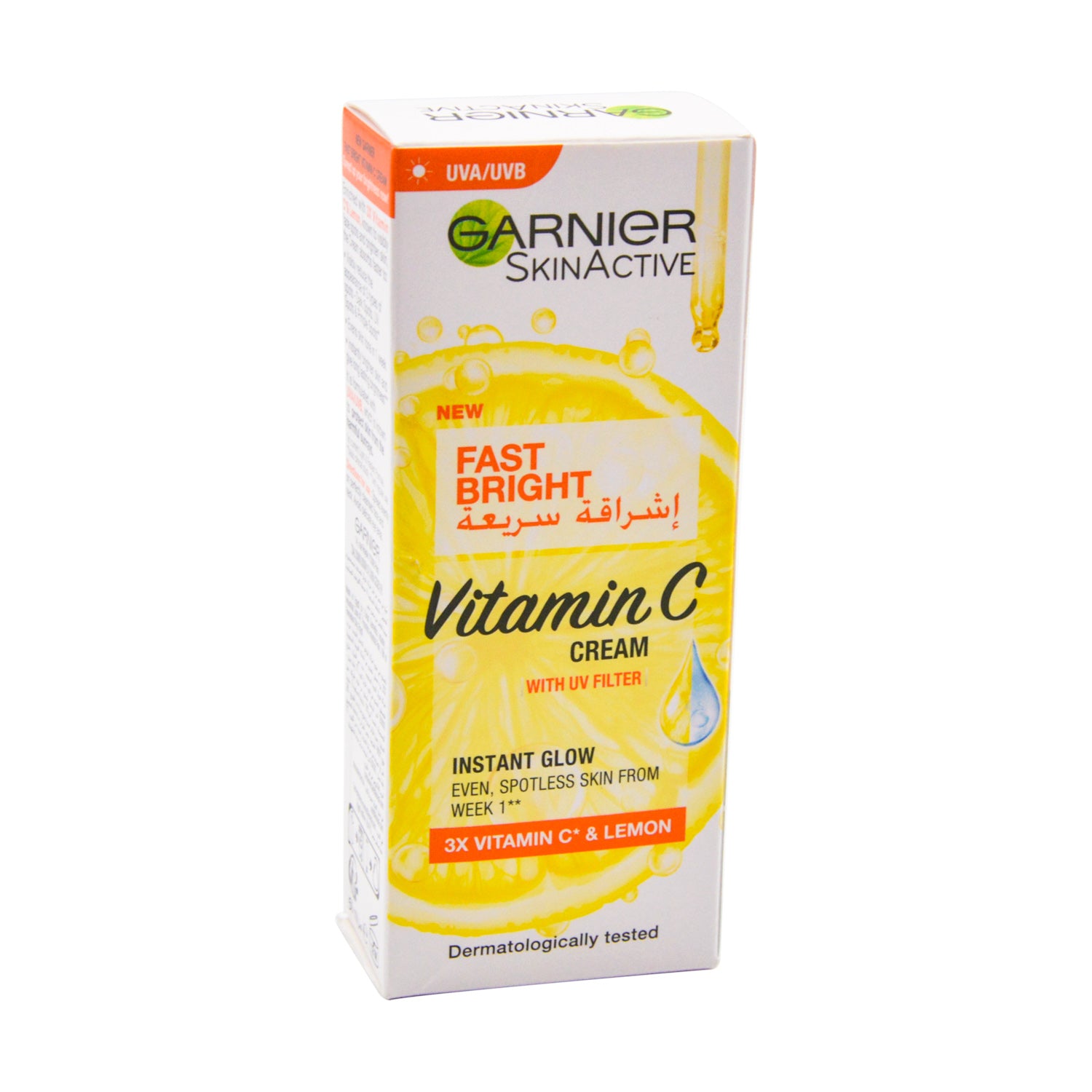 Garnier Skin Active Fast Fairness Brightening Facial Day Cream with Vitamin C & Lemon