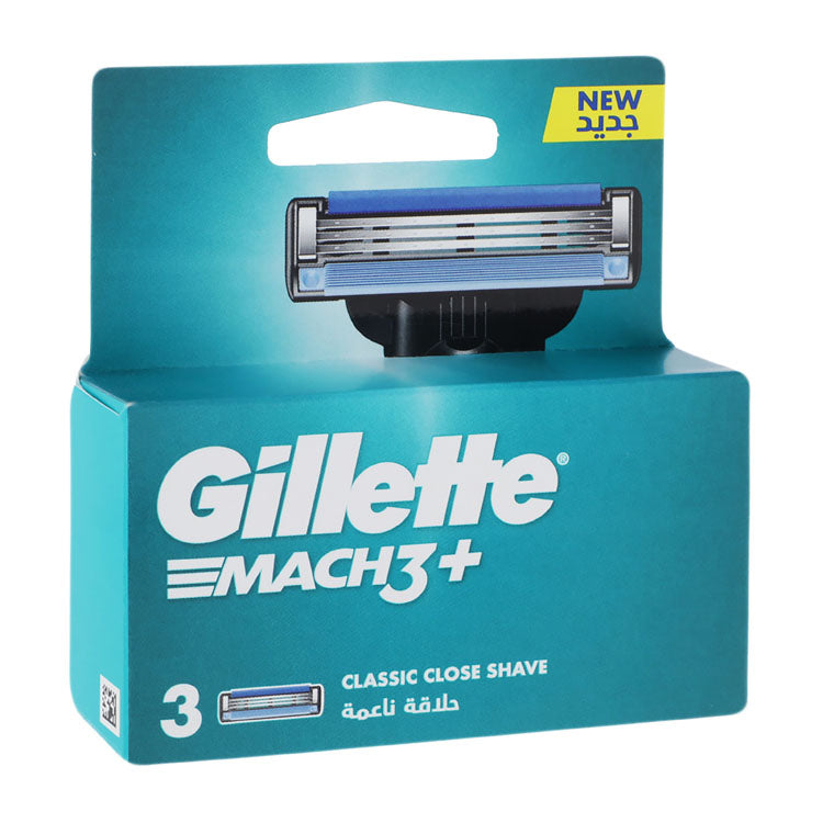 Gillette Mach3+ Classic Close Shave Razor Blade Refills