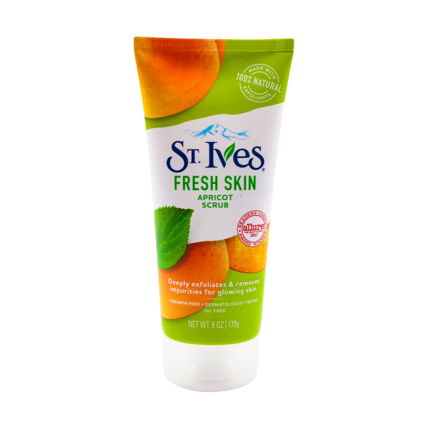 St. Ives Fresh Skin Exfoliating Face Scrub with Apricot - parabens free, oil free