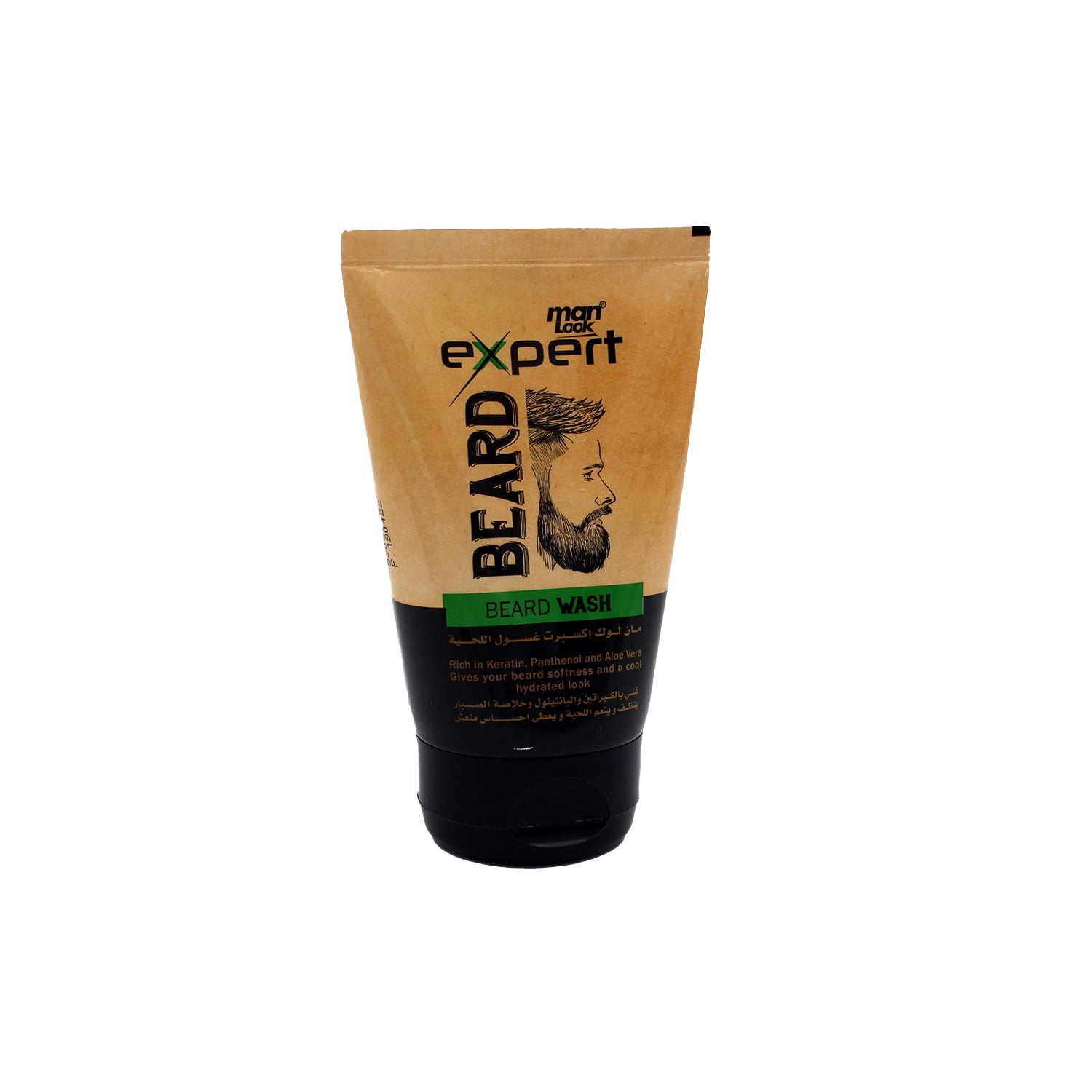 Man Look Expert Beard Wash with Keratin & Panthenol & Aloe Vera