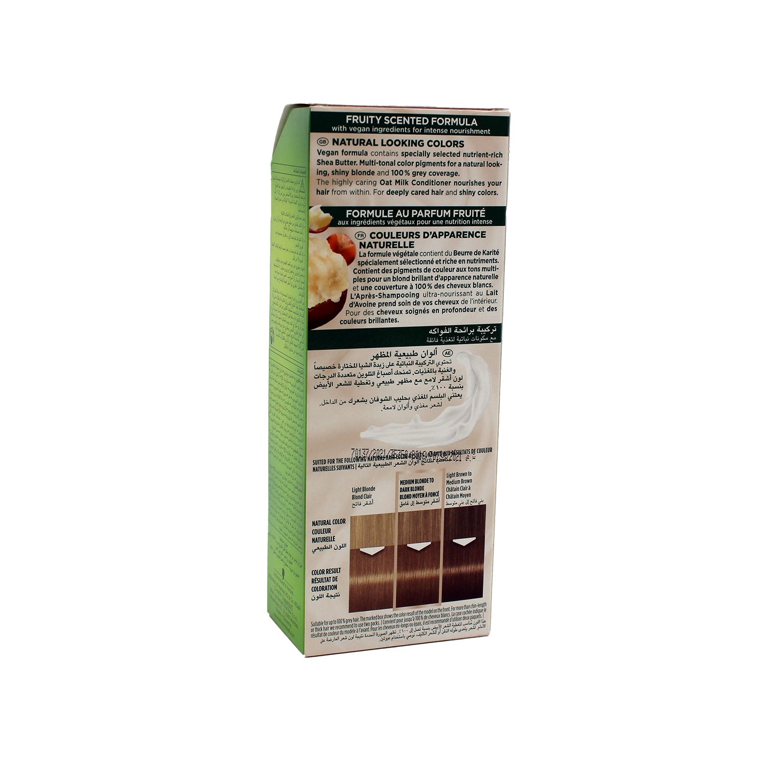 Schwarzkopf Palette Natural Permanent Hair Color Cream Fruity Scent with Shea Butter & Oat Milk Medium Gold Blonde 7-65