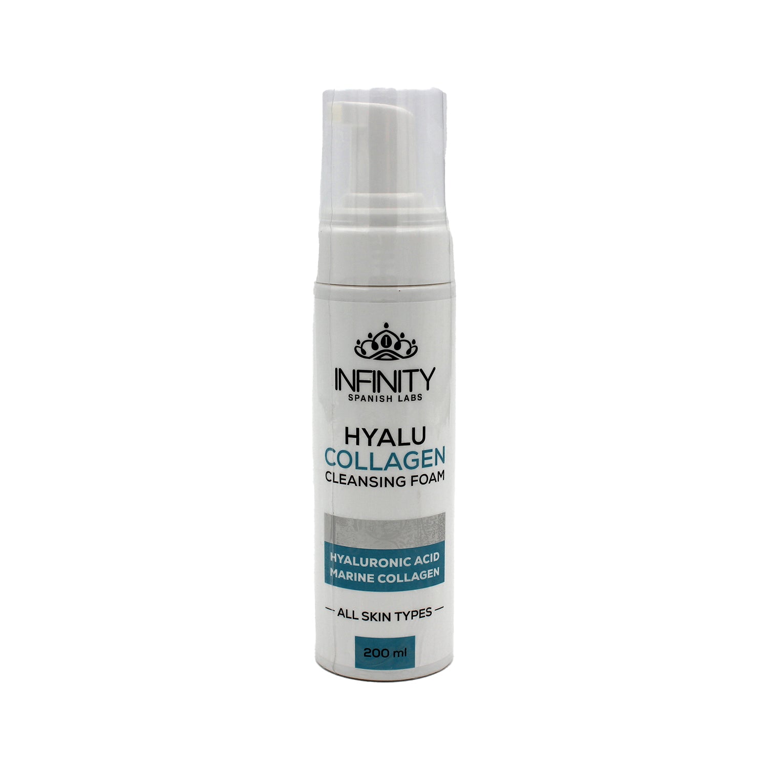 Infinity Facial Foam Cleanser with Hyaluronic Acid & Collagen for All Skin Types