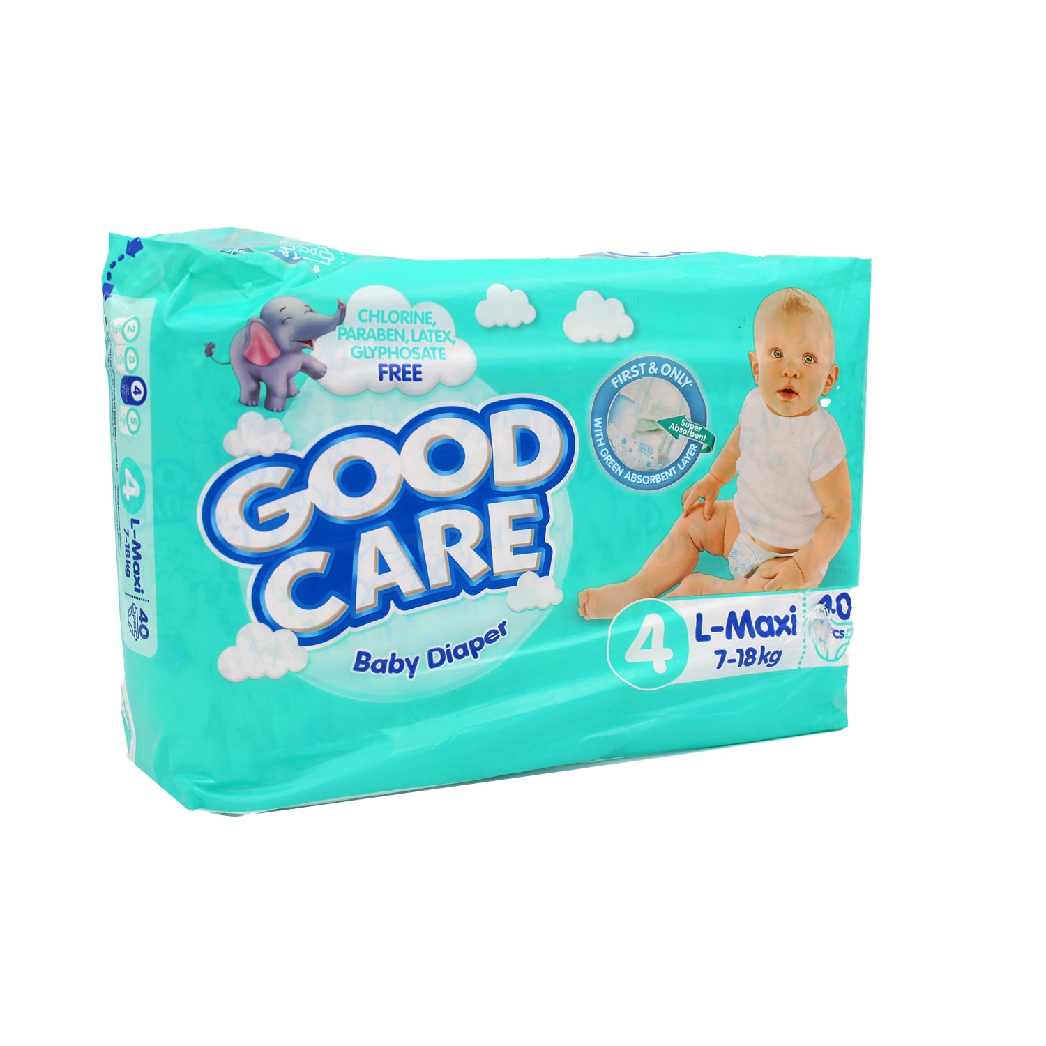 Good Care Baby Diaper Large Maxi Size 4 (7-18kg)