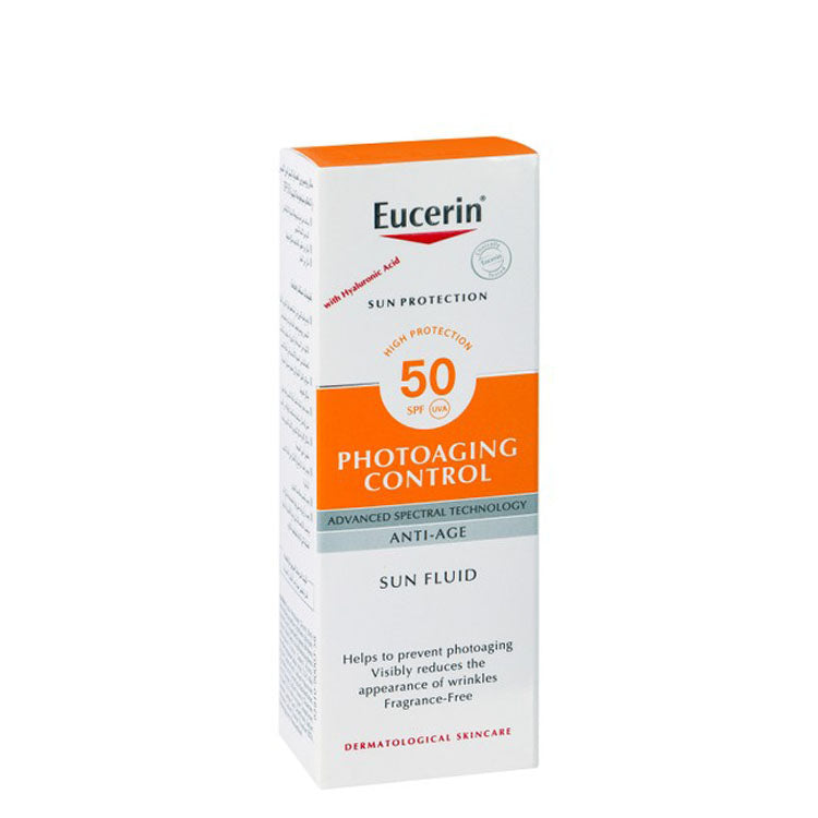 واقي الشمس يوسيرين المضاد للشيخوخة لجميع أنواع البشرة بعامل حماية SPF50 - خالٍ من العطور