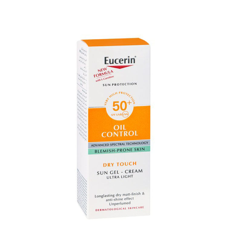 واقي الشمس يوسيرين للتحكم في الزيوت بعامل حماية SPF50+ - غير كوميدوغينيك، خالٍ من العطور