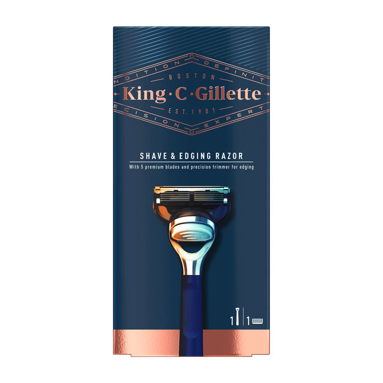 King C Gillette 5 Blade Shave & Edging Razor