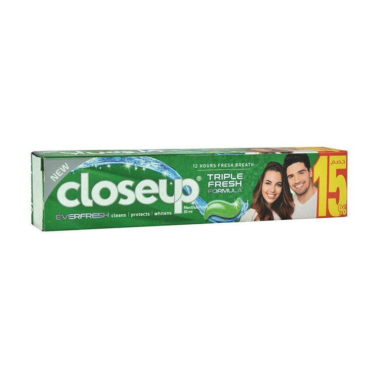 Closeup Everfresh Menthol Toothpaste with Triple Formula (15% Off)