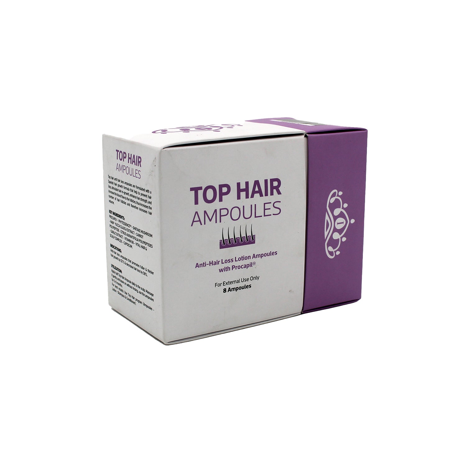 Top Hair Lotion 10ml 8 Ampoules