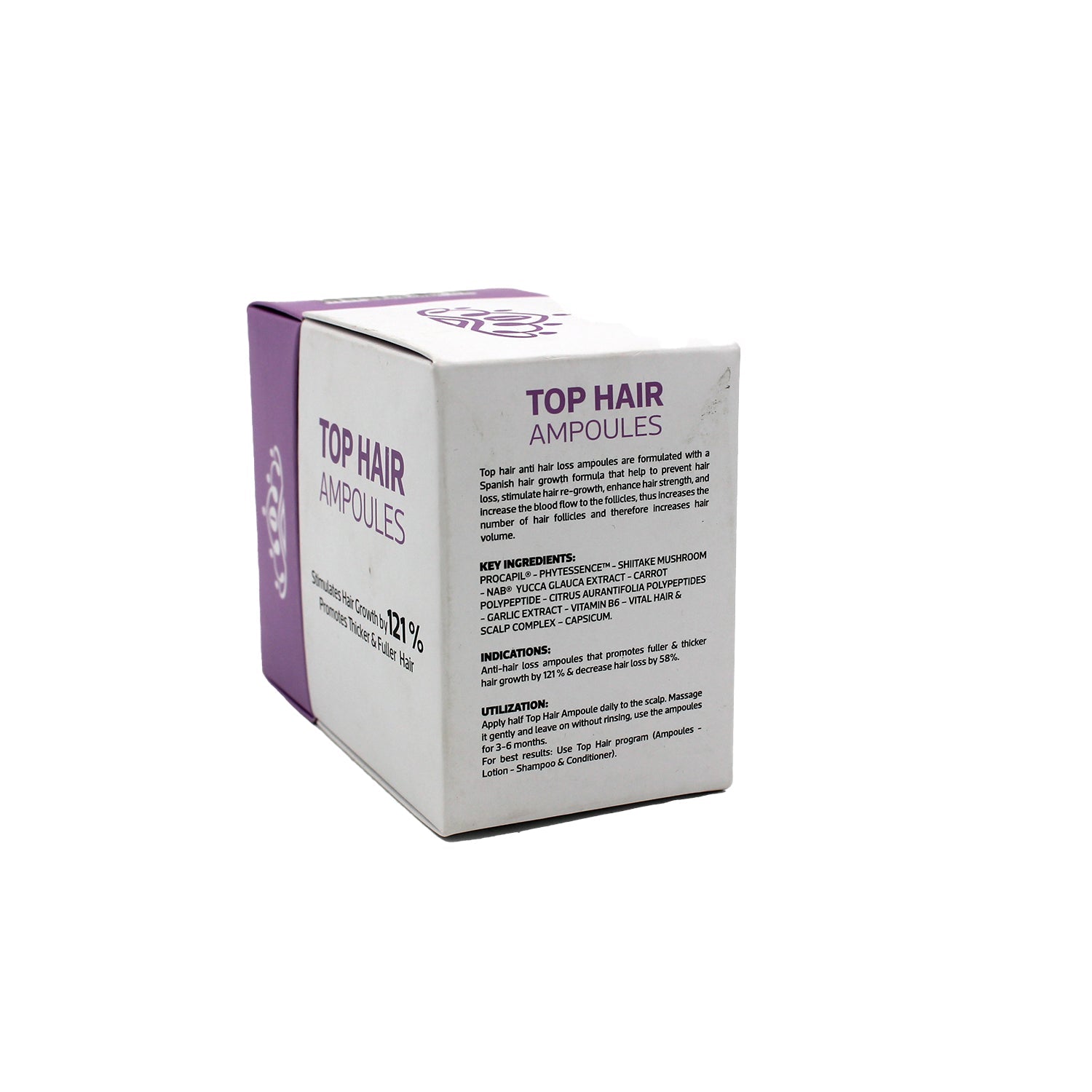 Top Hair Lotion 10ml 8 Ampoules