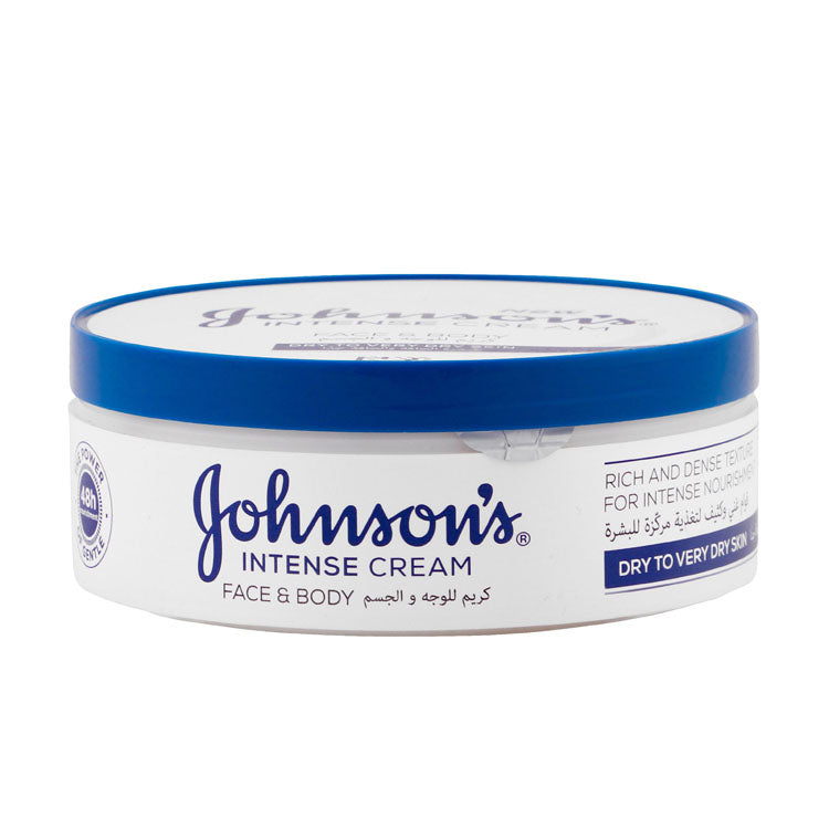 Johnson's 48H Intense Face & Body Cream for Dry to Very Dry Skin
