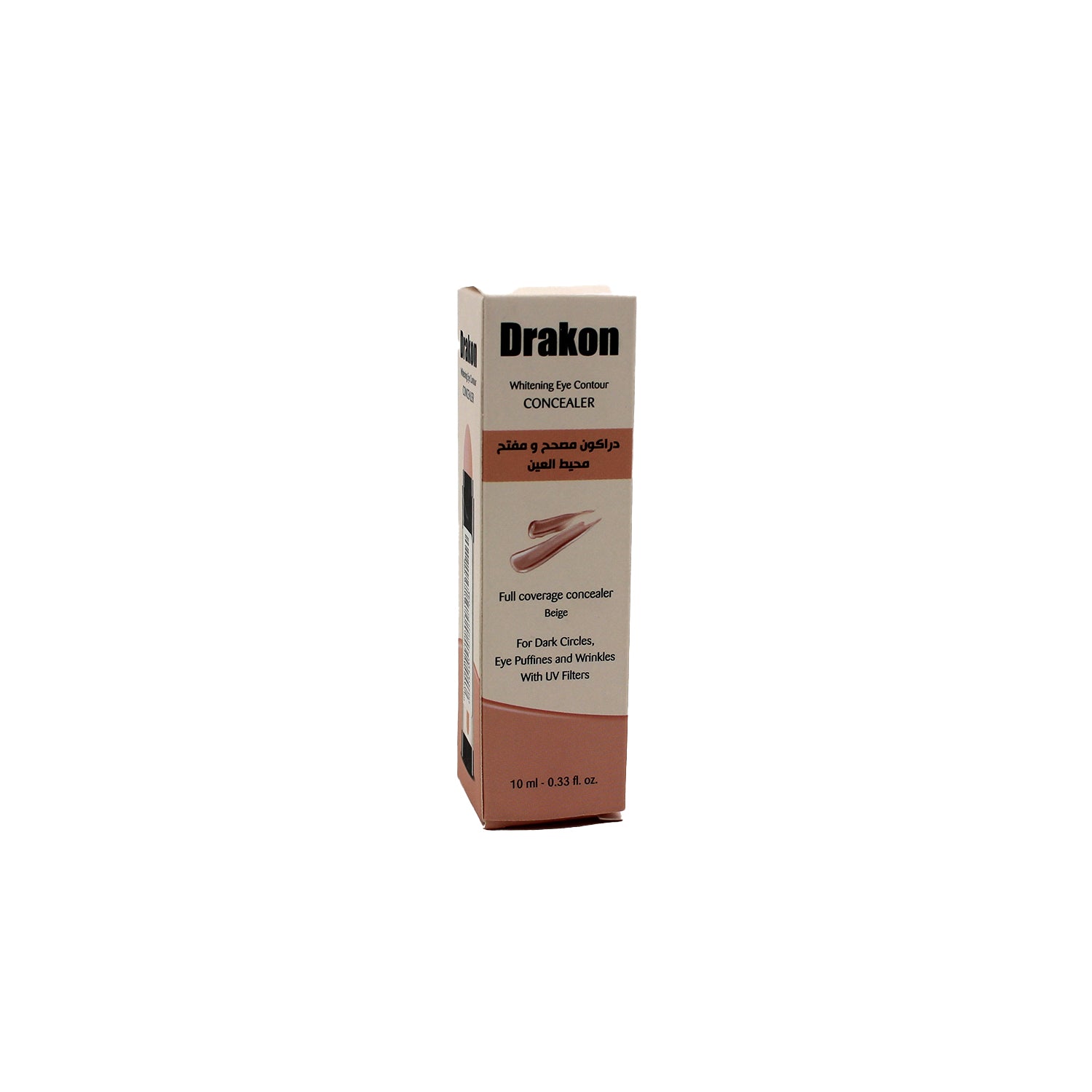 Drakon Whitening Full Coverage Eye Contour Concealer Beige