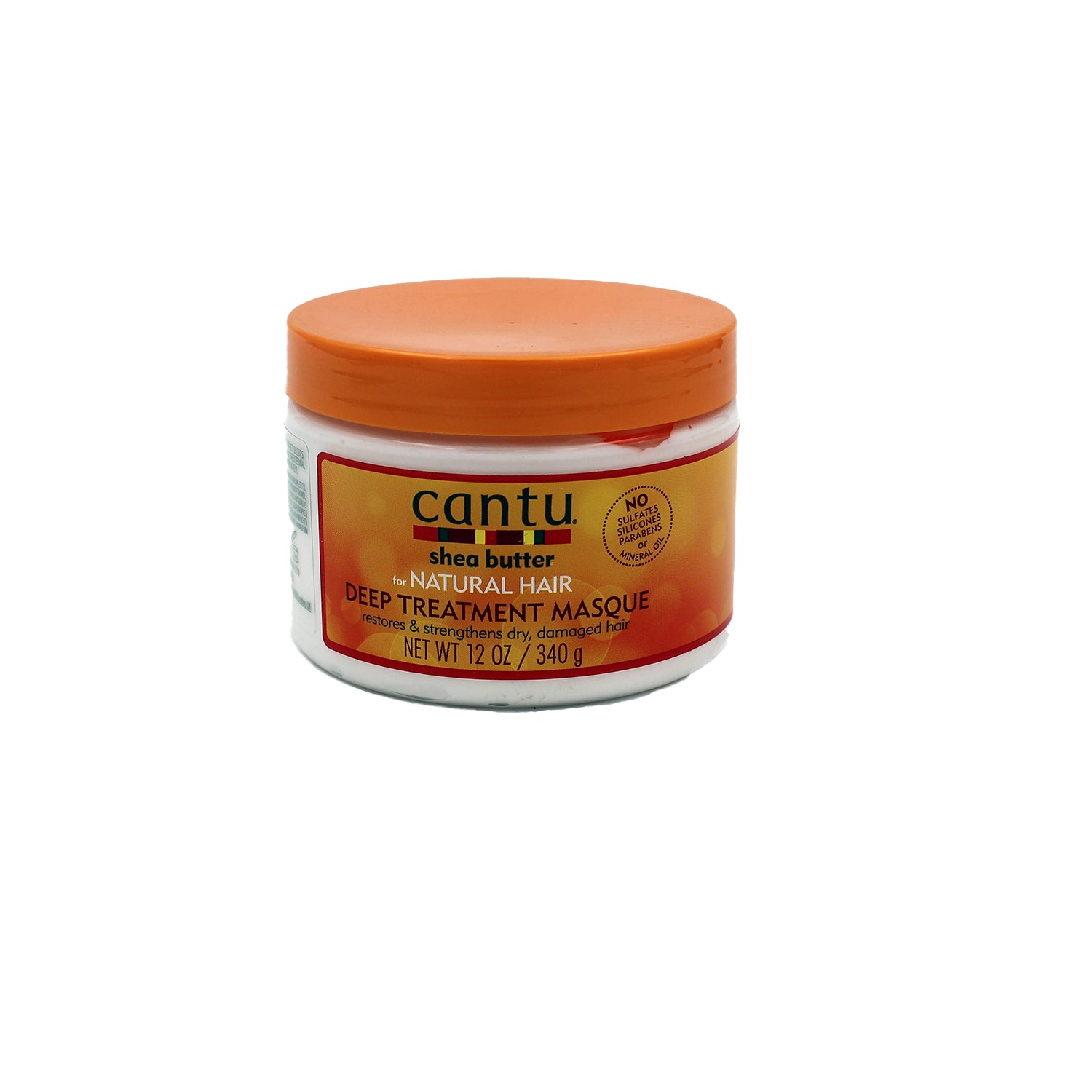 Cantu Deep Treatment Masque with Shea Butter for Curly, Coily & Wavy Hair - sulfates free, silicones free, parabens free