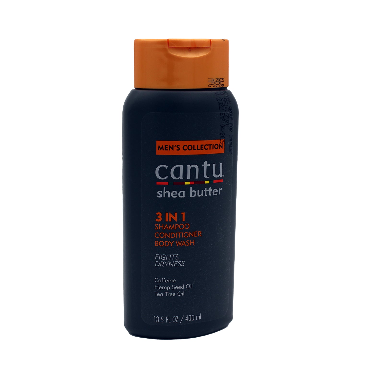 Cantu 2in1 Hair & Body Wash with Shea Butter, Caffeine & Tea Tree Oil for Men - cruelty free, silicones free, parabens free