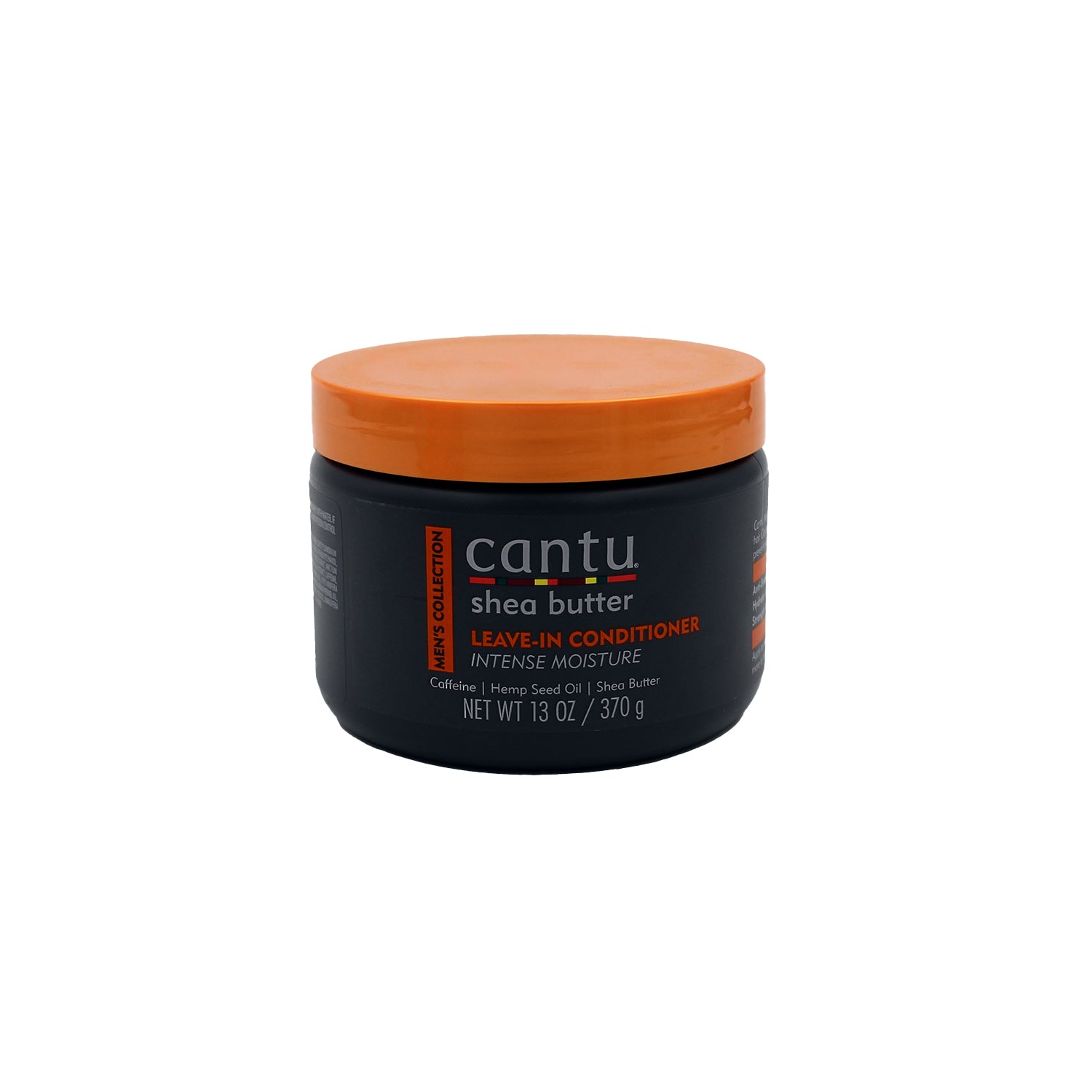 Cantu Men's Collection Moisturizing Leave In Conditioner with Shea Butter, Caffeine & Saw Palmetto for Wavy, Curly & Coarse Hair