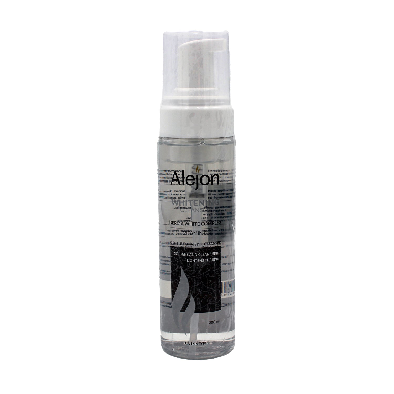 Alejon Whitening & Lightening Foaming Facial Cleanser with Vitamin C for All Skin Types