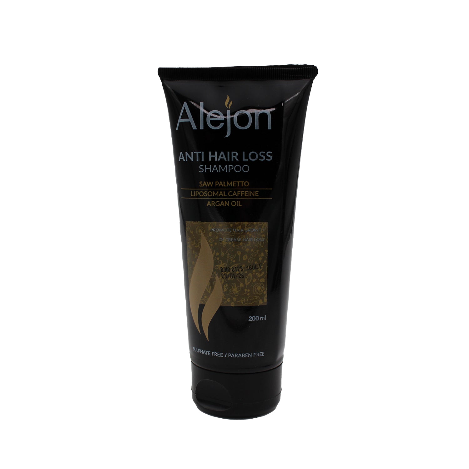Alejon Anti-Hair Loss Shampoo with Saw Palmetto, Liposomal Caffeine & Argan Oil - sulfate free, parabens free