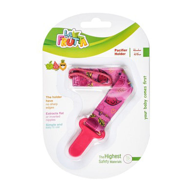 La Frutta Pink Pacifier Holder
