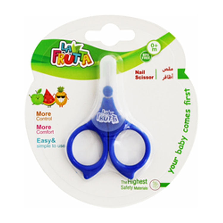 La Frutta Blue Baby Nail Scissors (0+ Months) - BPA free