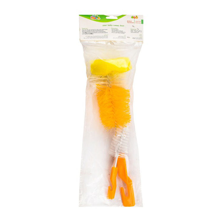 La Frutta Orange & Yellow Bottle & Teat Cleaning Brush