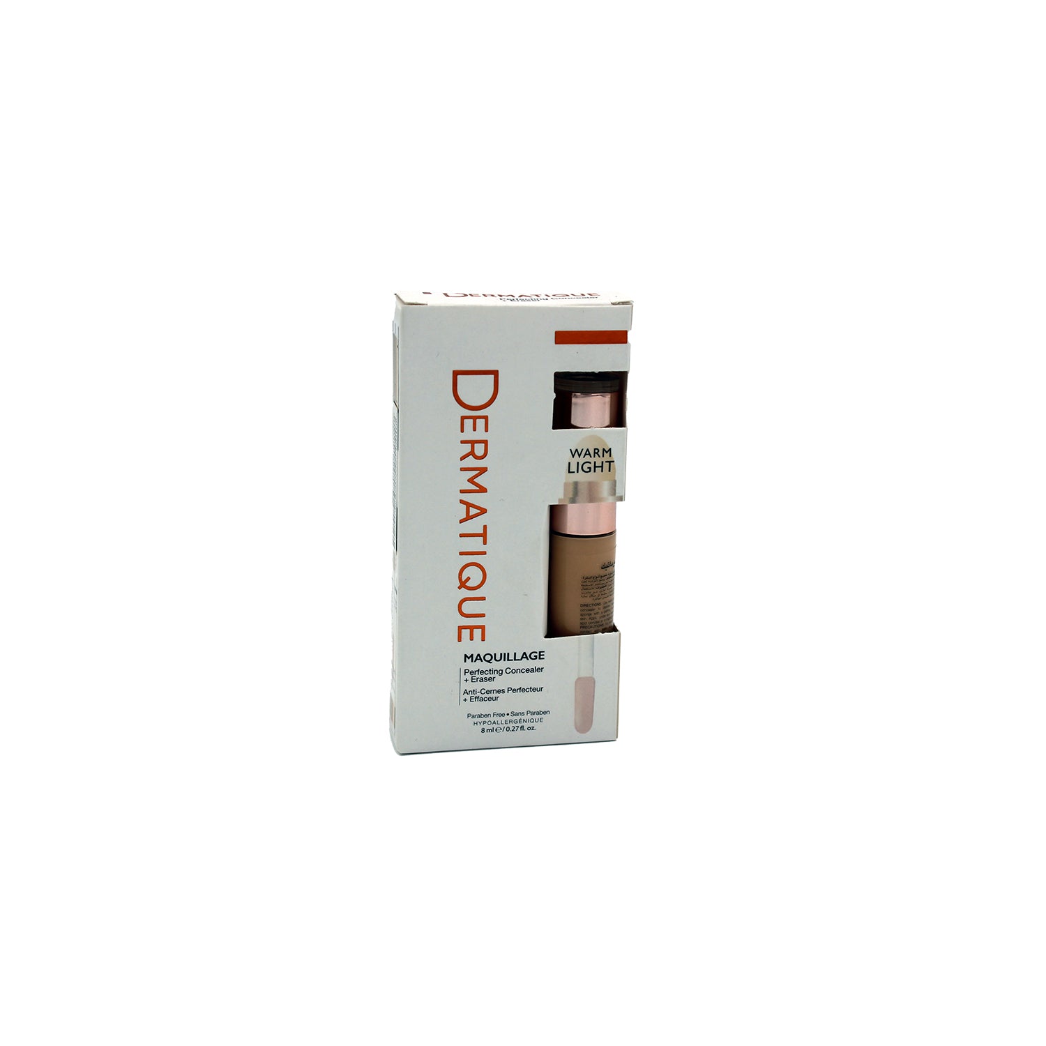 خافي عيوب سائل مضاد للحساسية من ديرماتيك، لون دافئ - خالٍ من البارابين