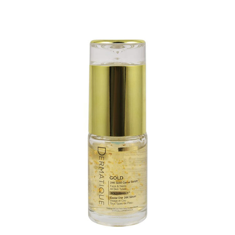 سيروم ديرماتيك بولوشيلد المضاد للحساسية، غني بكافيار الذهب عيار 24 قيراط، للرقبة والوجه، مناسب لجميع أنواع البشرة - خالٍ من البارابين والسيليكون