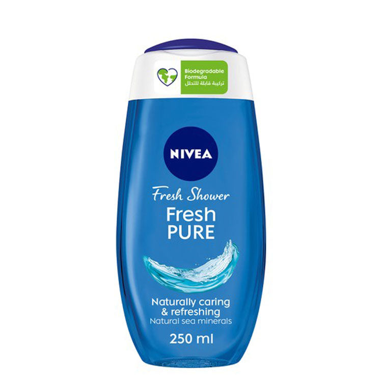 NIVEA Fresh Pure Refreshing Shower Gel Aquatic Scent with Vitamins