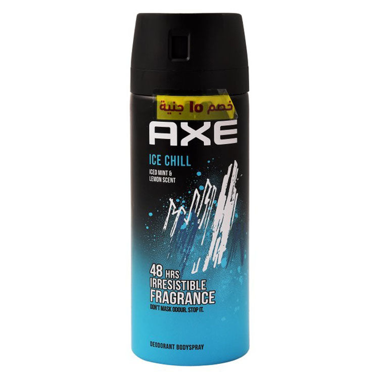 Axe Ice Chill 48H Deodorant Spray Iced Mint & Lemon Scent for Men (-15 EGP)