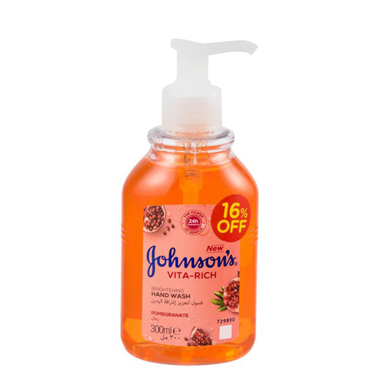 Johnson's Vita Rich Brightening Liquid Hand Wash Pomegranate Scent (16% Off)