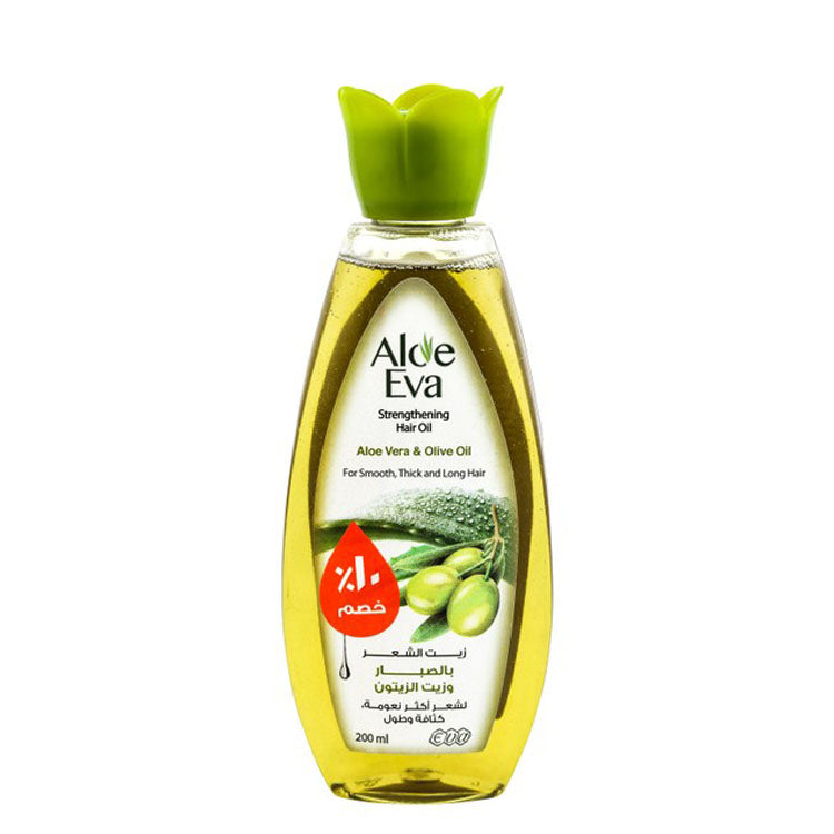 Aloe Eva Strengthening Oil with Aloe Vera & Olive Oil for Smooth, Thick & Long Hair (10% Off)