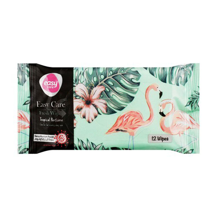 مناديل مبللة سهلة العناية برائحة استوائية - خالية من الكحول والبارابين