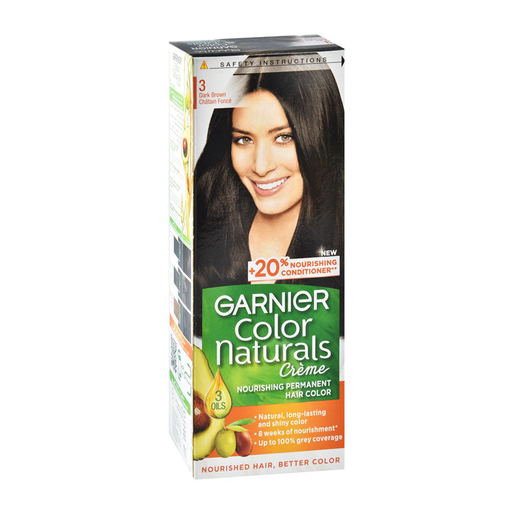 Garnier Color Naturals Hair Coloring Kit Dark Brown 3 (15% Off)