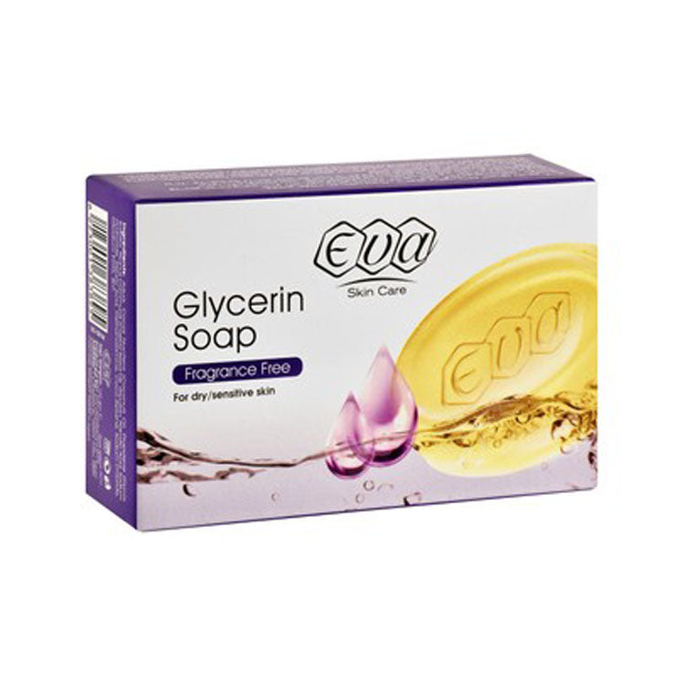 Eva Skin Care Glycerin Soap Bar for Dry & Sensitive Skin - fragrance free