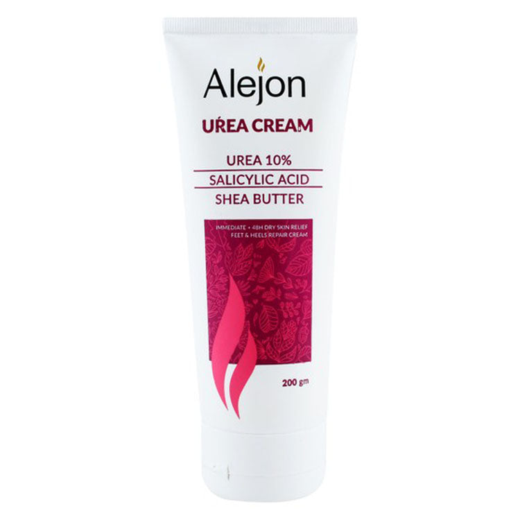 Alejon 48H 10% Urea Relieving & Repairing Foot Cream with Salicylic Acid & Shea Butter for Cracked Heels, Dry & Rough Skin