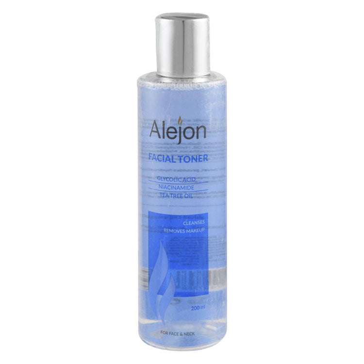 Alejon Cleansing & Makeup Removing Facial Toner with Glycolic Acid, Niacinamide & Tea Tree Oil