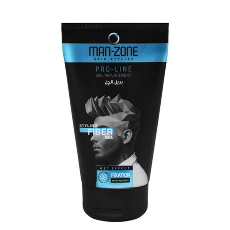 Man Zone New Generation Pro-Line Fixation Wet Effect Water-Resistant Styling Fiber Hair Gel