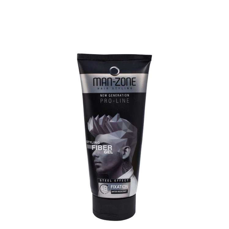 Man Zone New Generation Pro-Line Steel Effect Water-Resistant Fiber Hair Gel