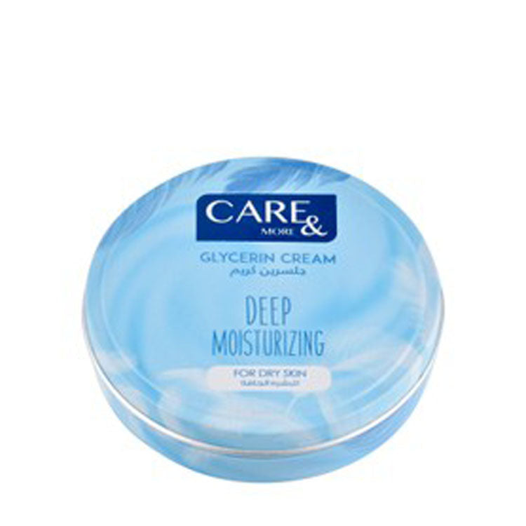Care & More Deep Moisturizing Face & Body Cream with Glycerin for Dry Skin