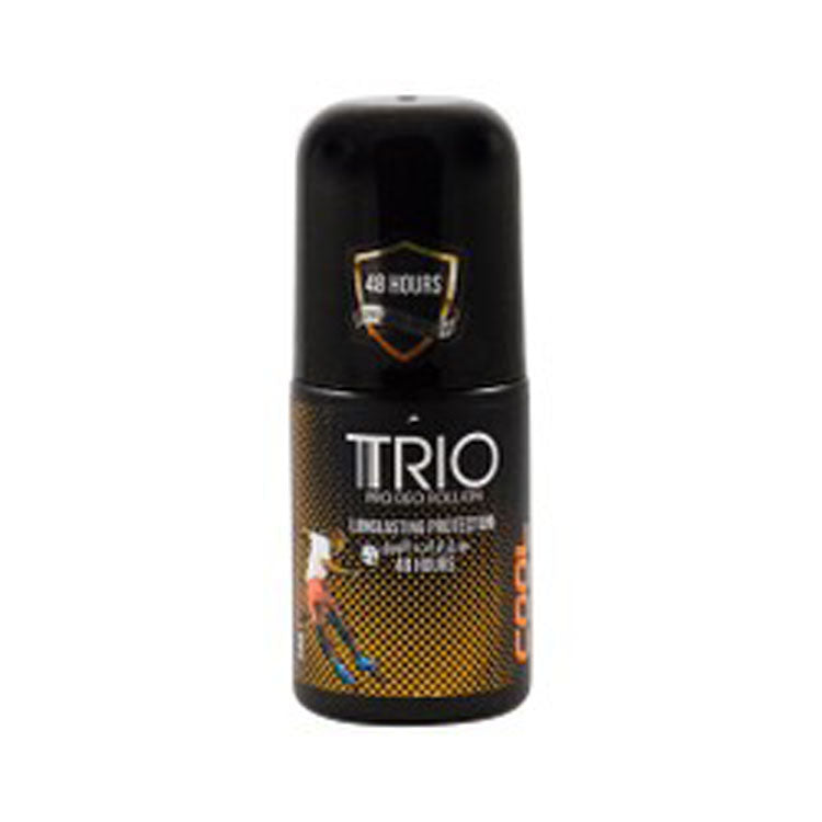 Trio Cool Pro Roll-On Deodorant for Long Lasting Protection