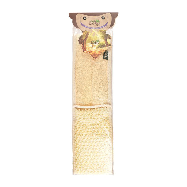 First Lucky Back Loofah with Strap Handle