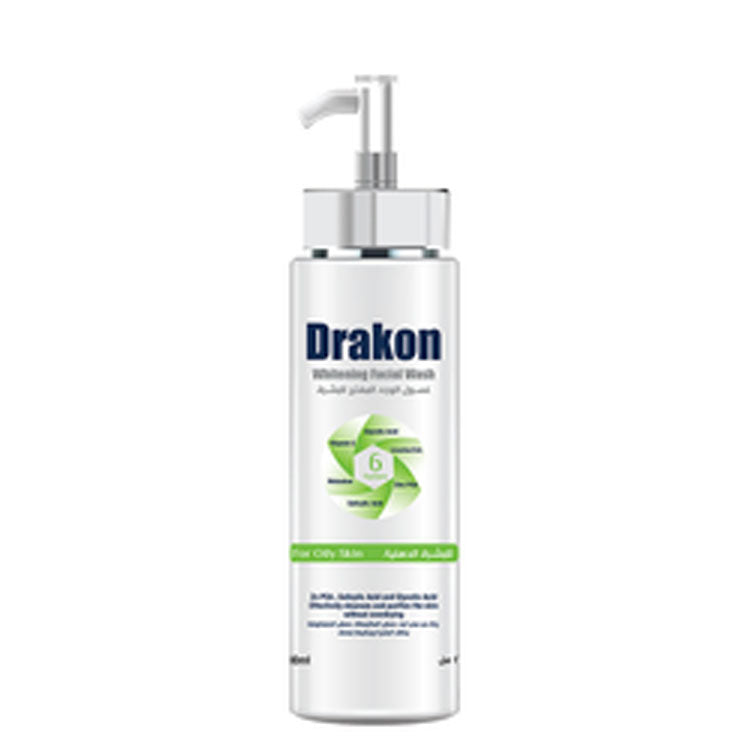 Drakon Whitening Facial Wash with Zinc PCA, Salicylic Acid & Glycolic Acid for Oily Skin