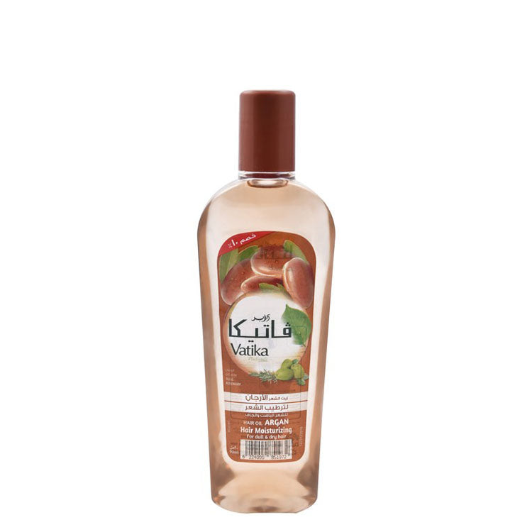 Vatika Moisturizing Oil with Argan, Olive & Rosemary Extracts for Dull & Dry Hair (10% Off)