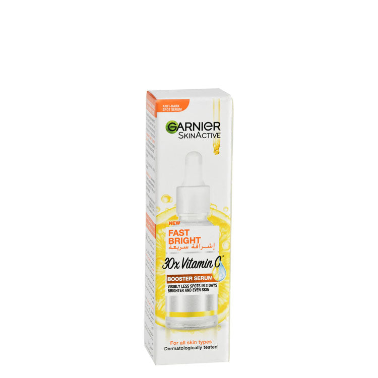 Garnier Skin Active Brightening Anti-Spots Face Serum with Vitamin C for All Skin Types
