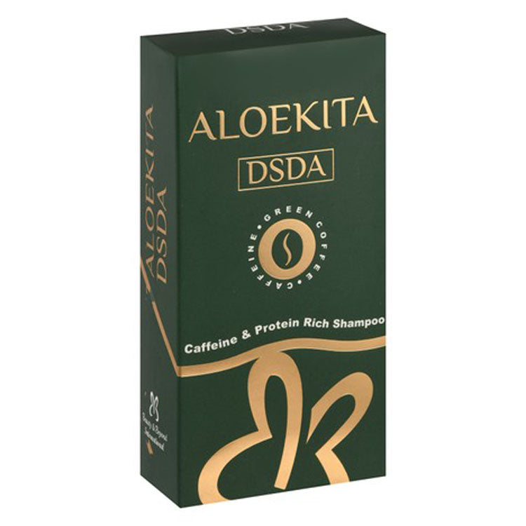 Aloekita Protein Rich Shampoo with Caffeine & Green Coffee Extract for Covered Hair
