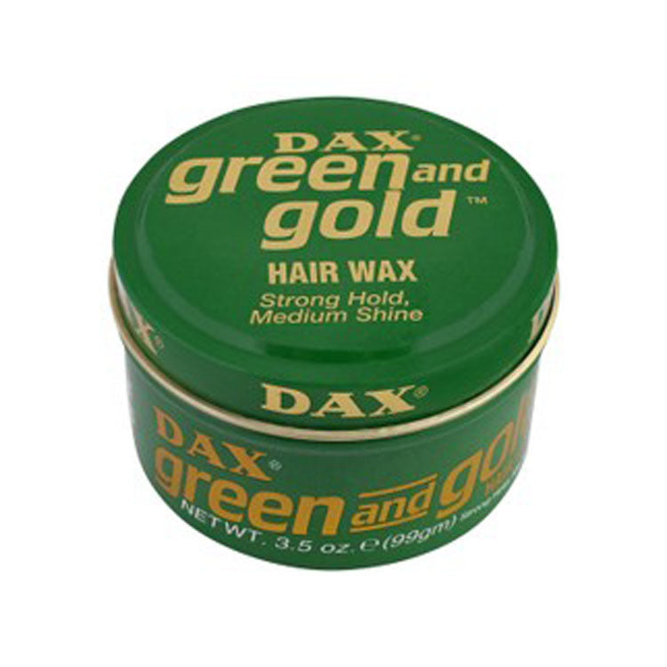 Dax Green & Gold Medium Shine Hair Wax Strong Hold